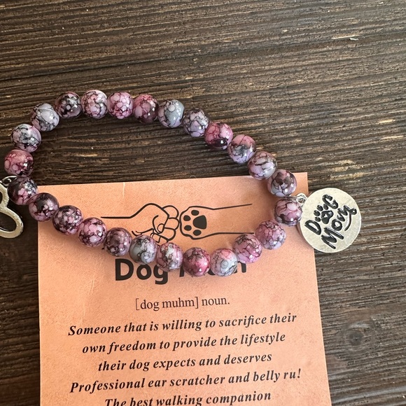 Bracelet for Dog Mom new stretch handmade beaded Bracelet - Picture 3 of 8